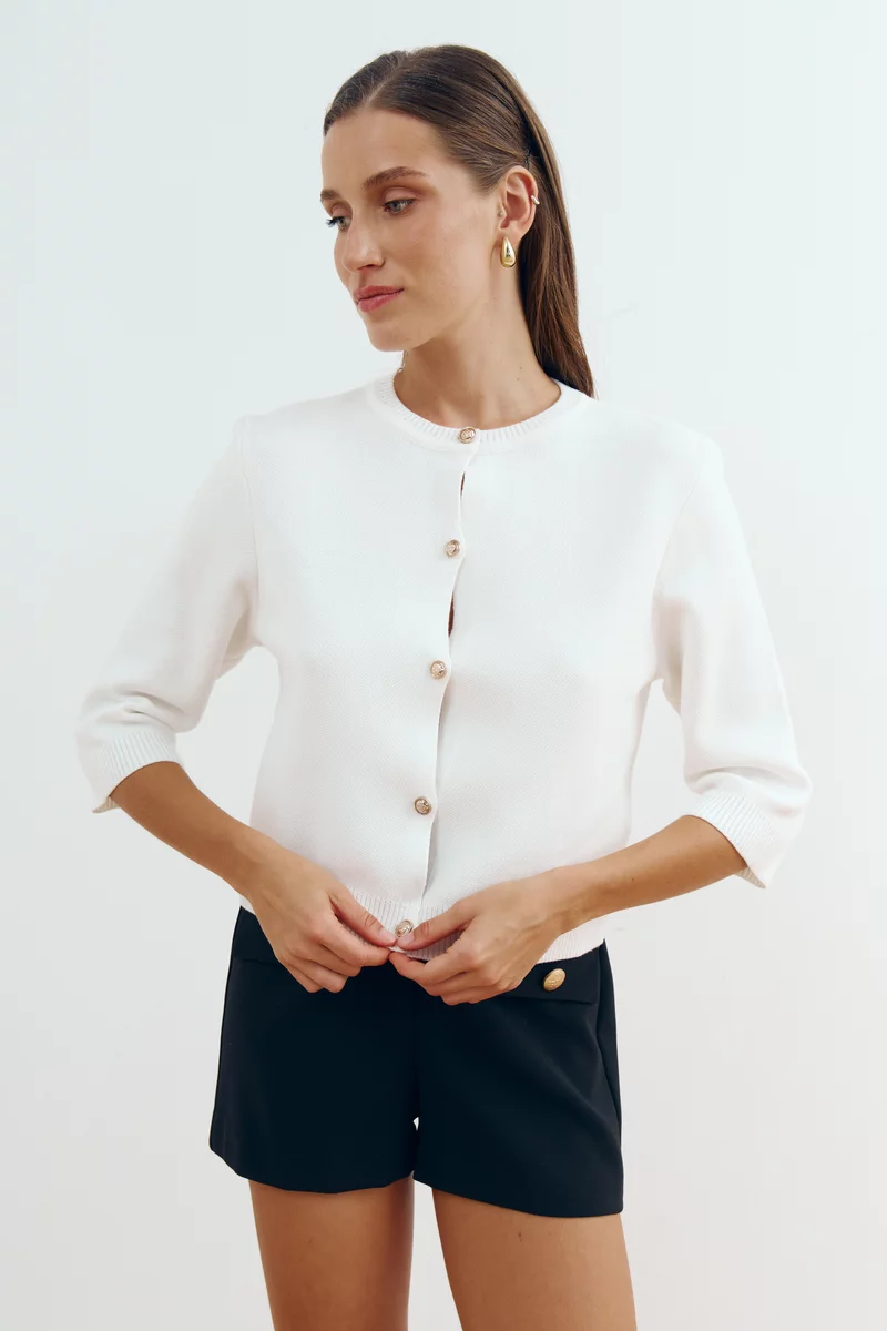 Кардиган в стиле Old Money