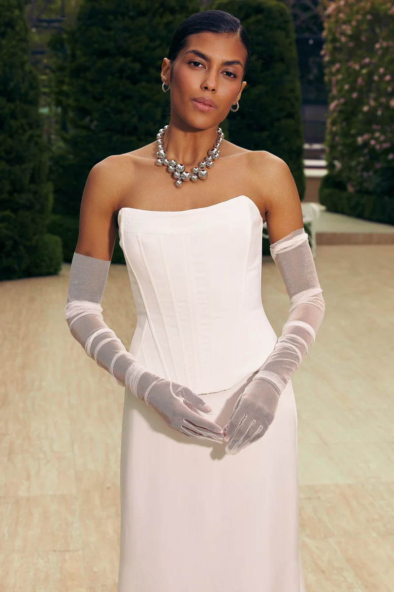 Образ: корсет + юбка как платье - фото 1