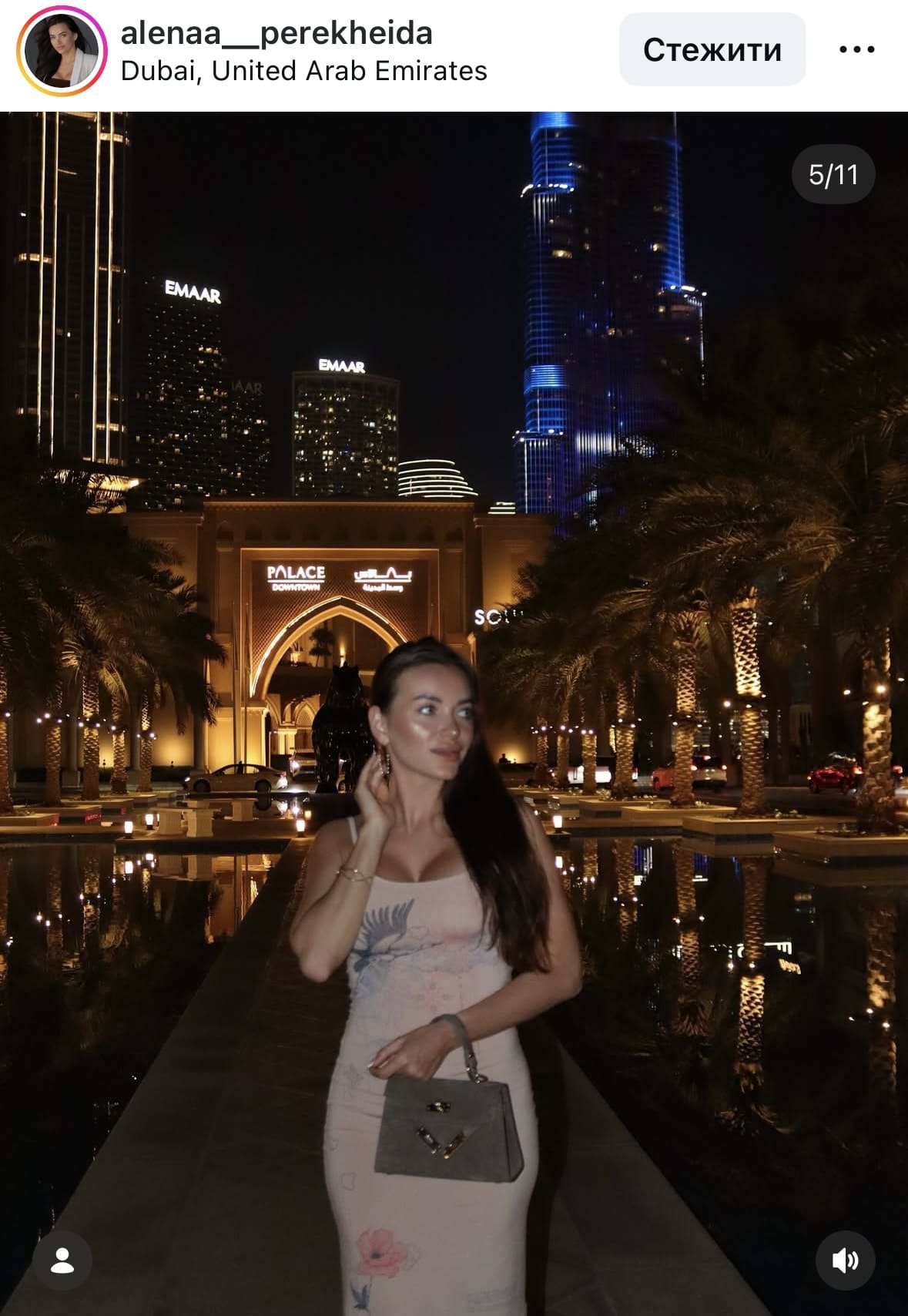 Образ Gepur: сукня - зйомка у Дубаї