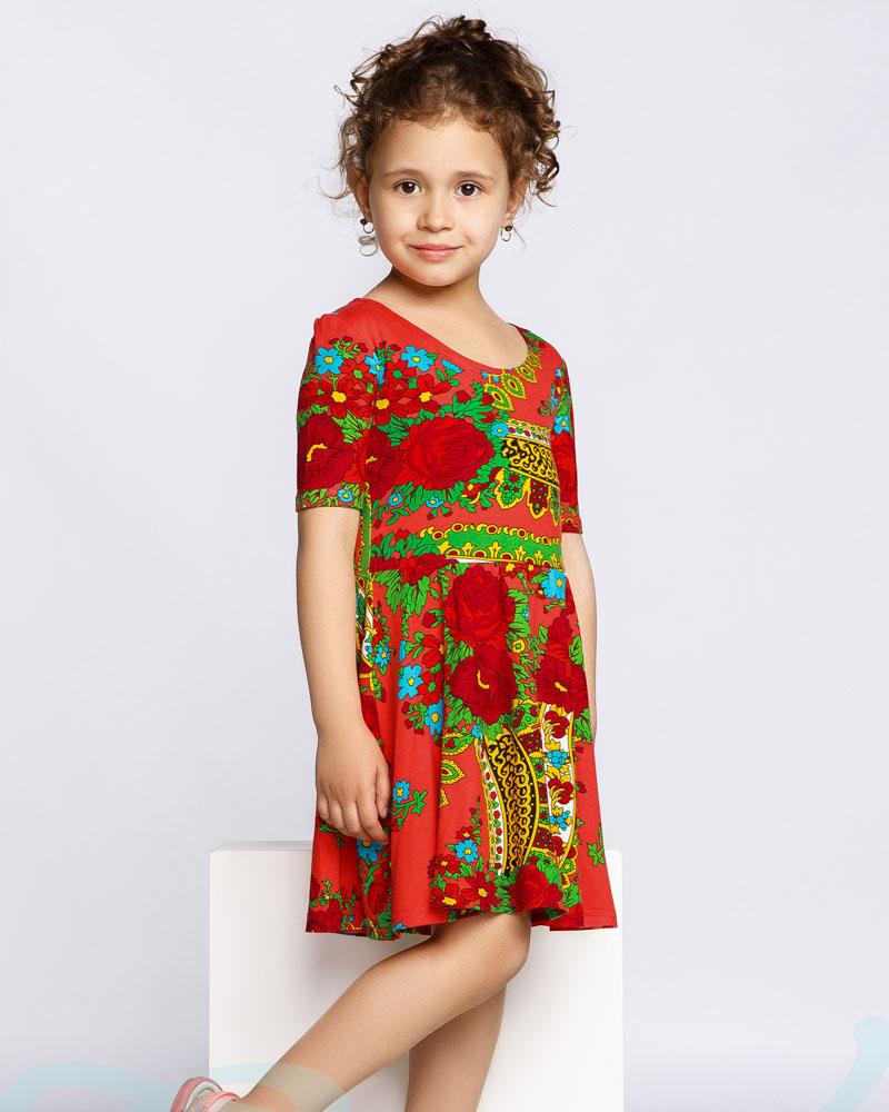 

Детское платье с цветами