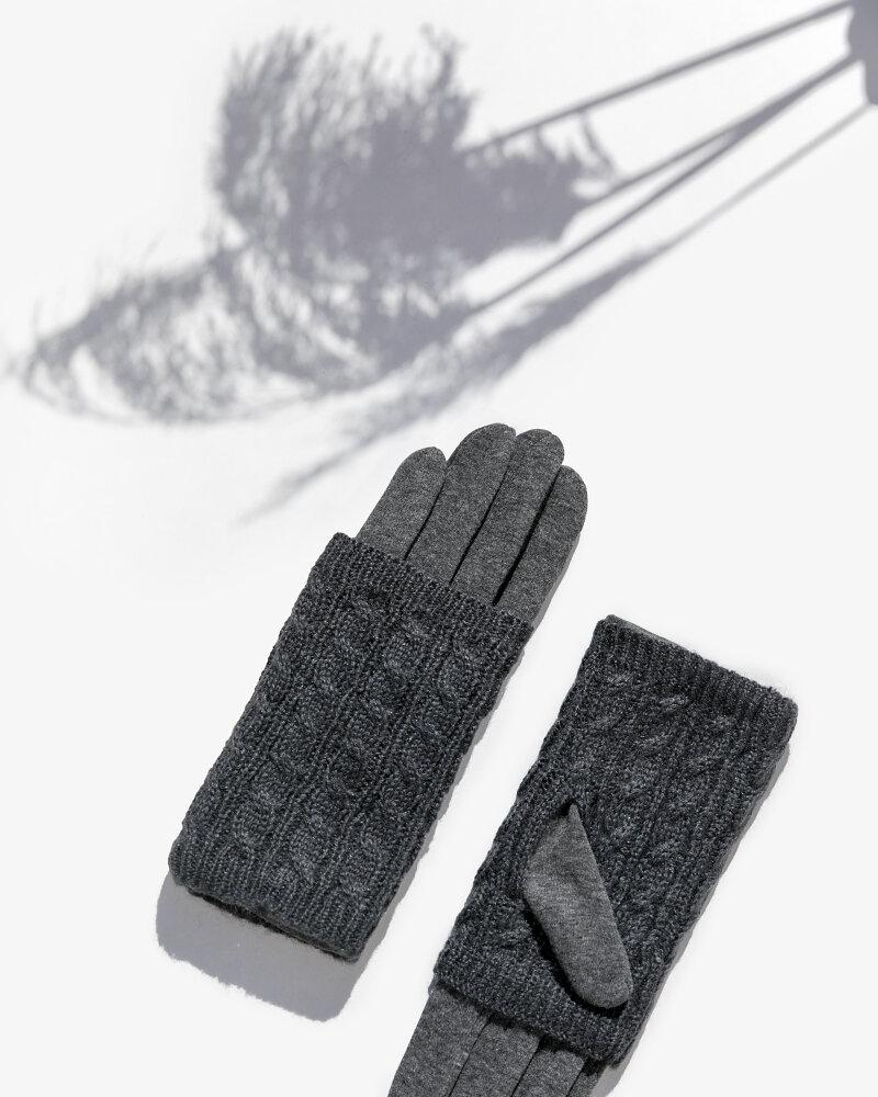 

Перчатки серого цвета