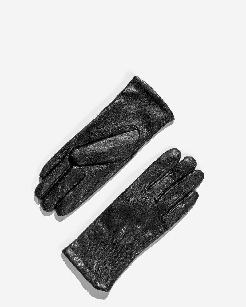 

Однотонные кожаные перчатки