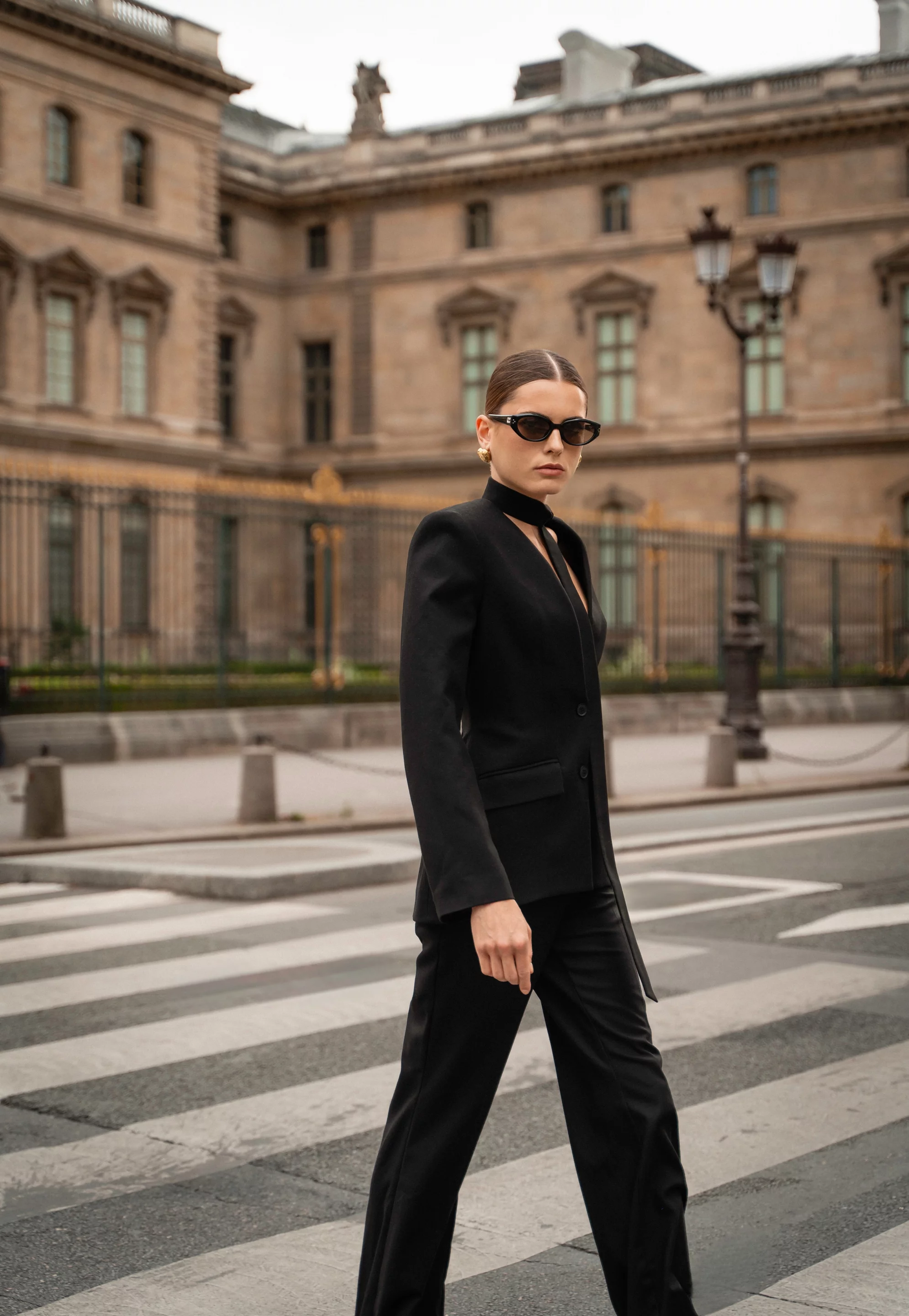 Photos of women's office-style clothing