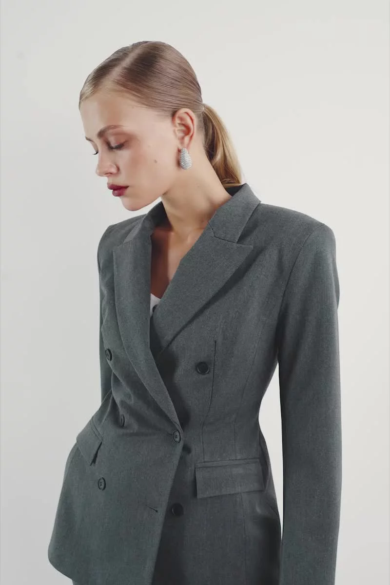 ジャケット・アウター DOUBLE LAPELED DOUBLE BREASTED COAT 23AW DOUBLE LAPELED DOUBLE BREASTED COAT 23AW