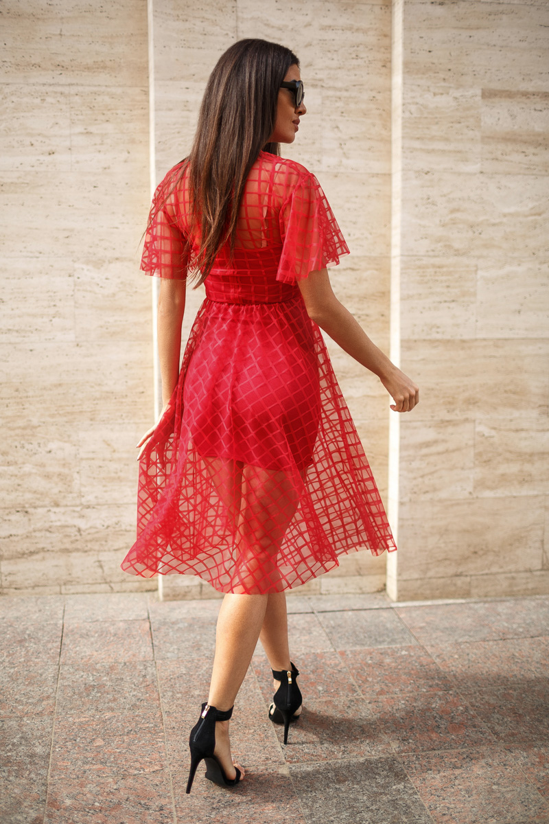 

Платье Gepur 26054  Красный