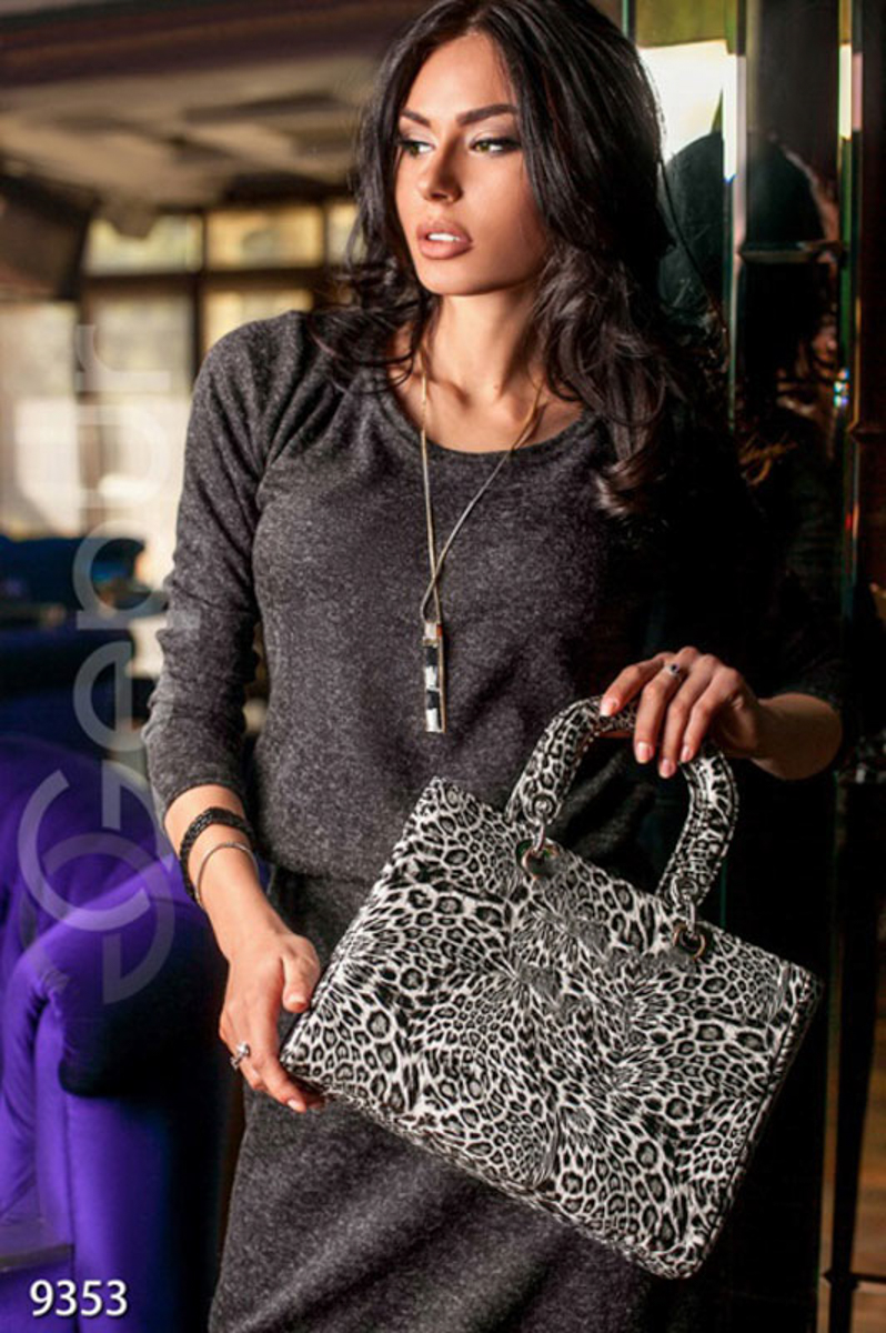Сумка Lady Dior "Леопард" лаковая фотография 1