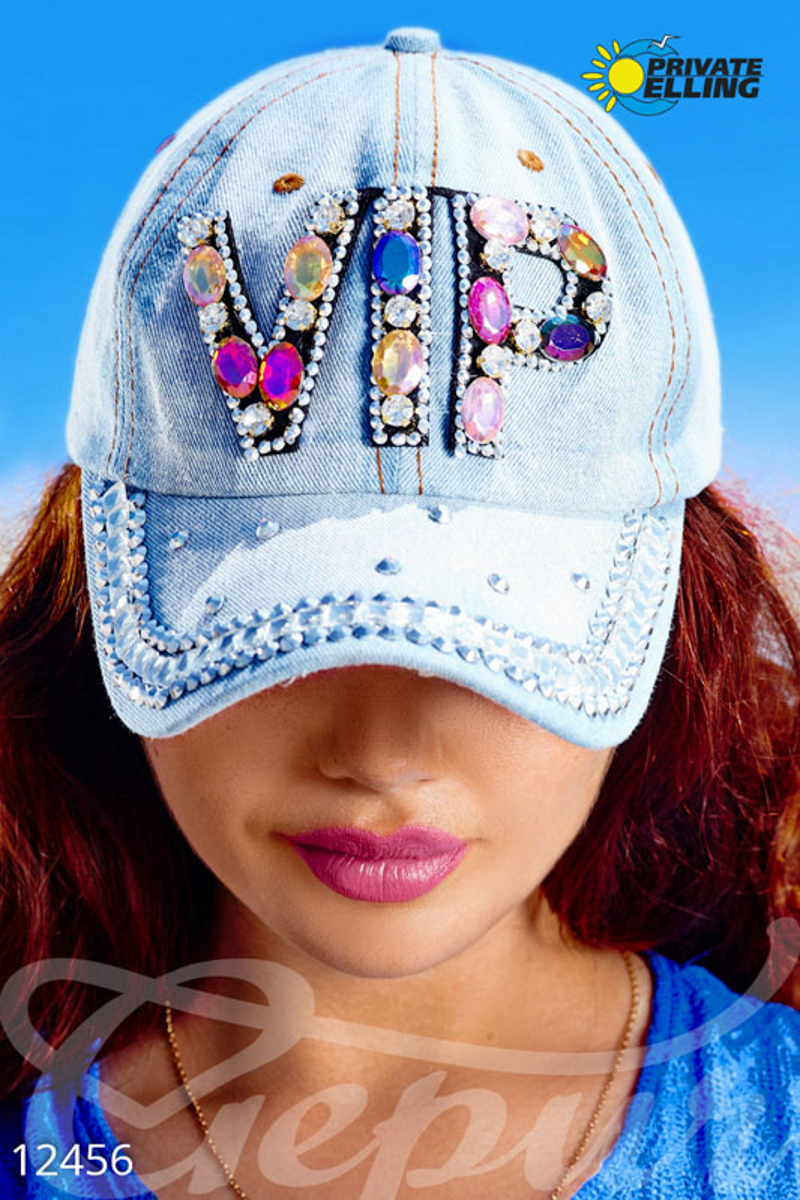 Джинсовая кепка VIP photo 1