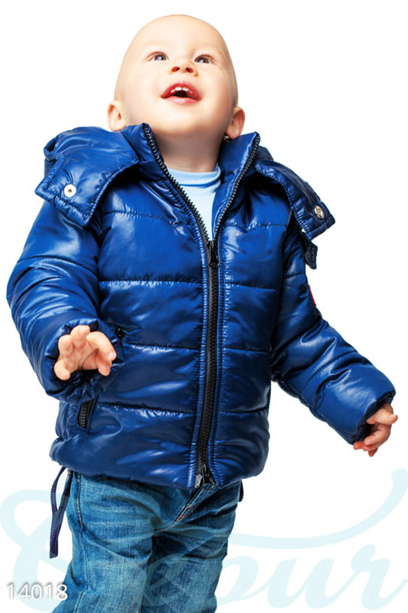 Детская дутая куртка для мальчиков фотография 1