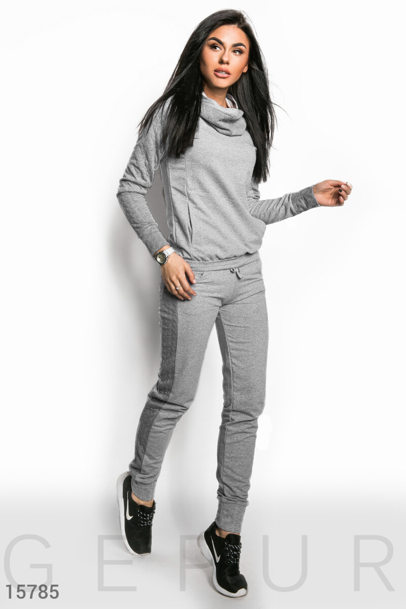 Knitted tracksuit Grey 15785