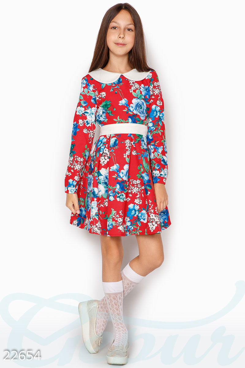 Детское цветочное платье photo 1