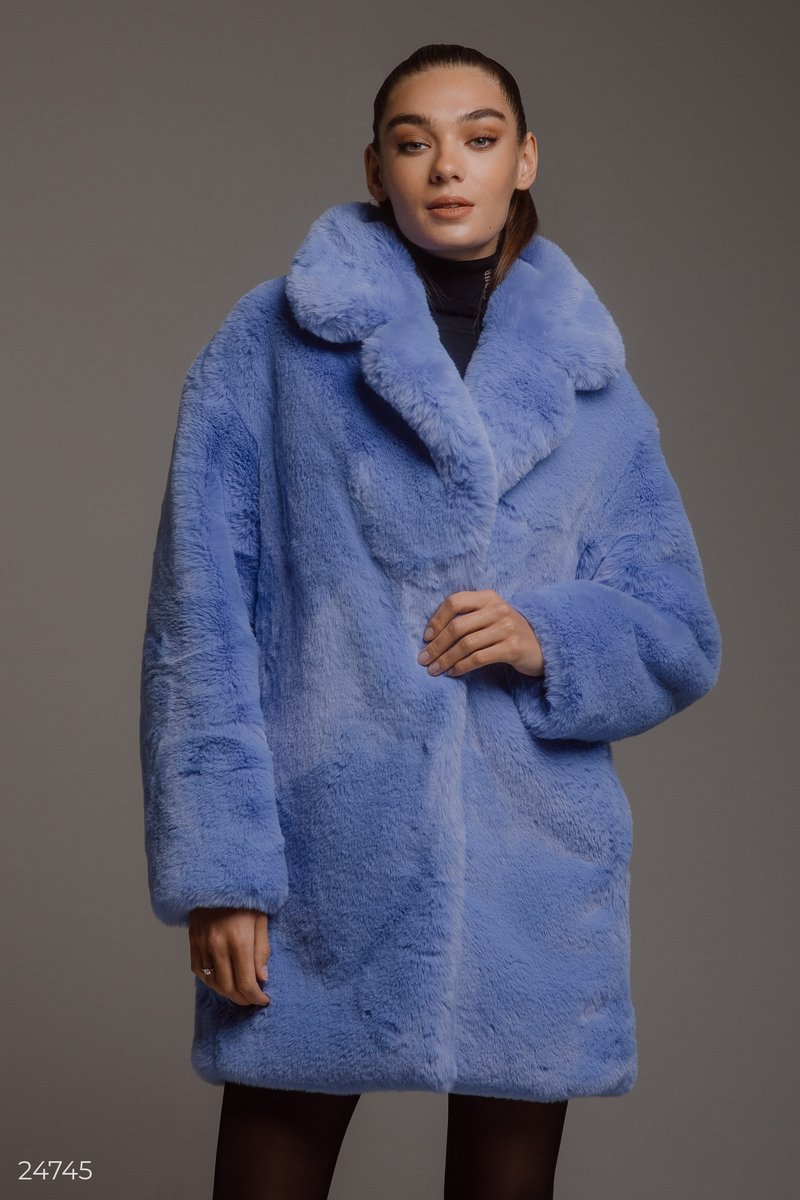 Bright fur coat