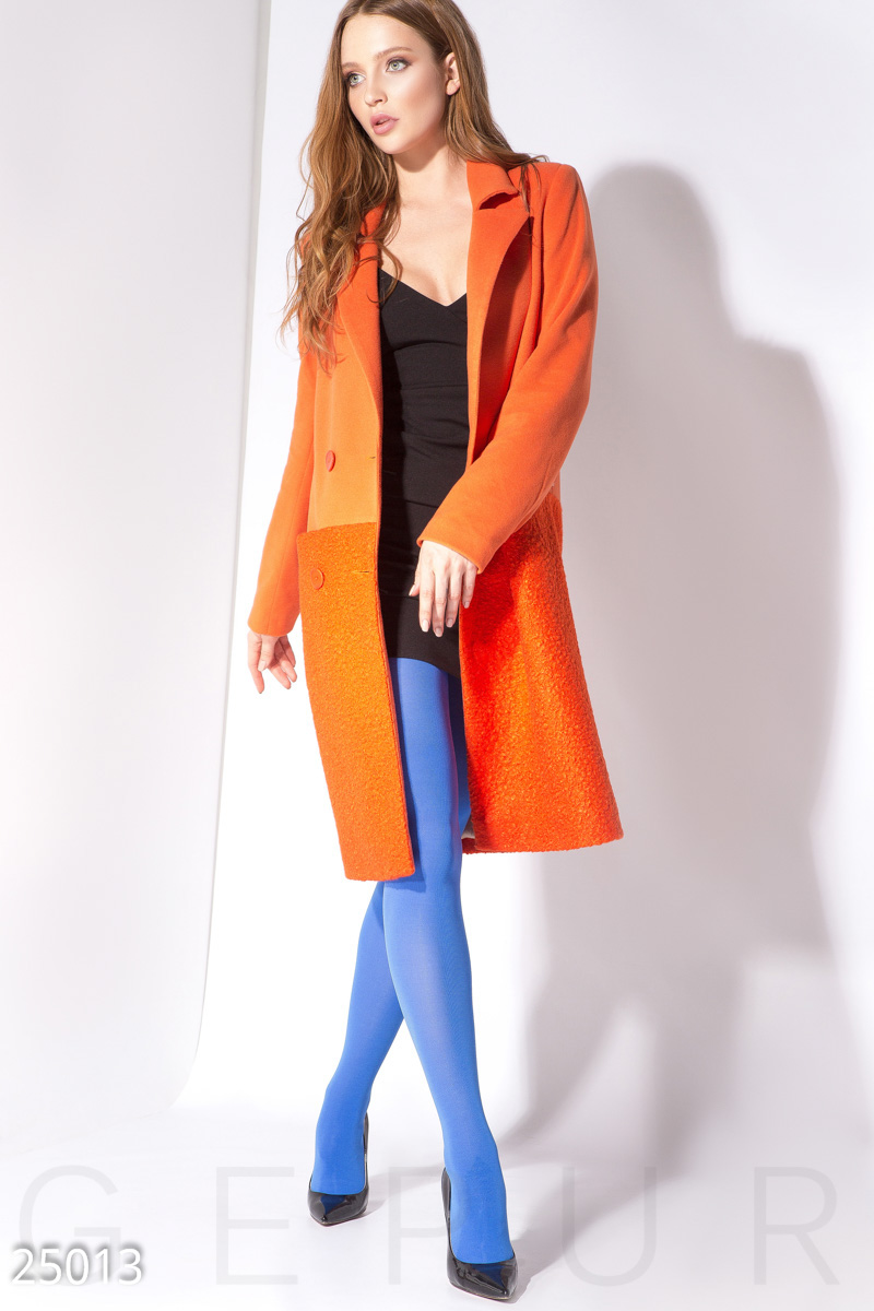 Colored opaque tights Blue 25013