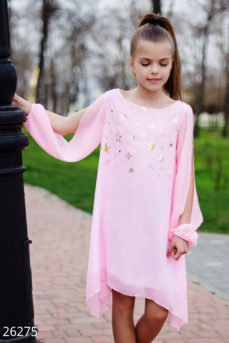 Детское шифоновое платье фотография 1