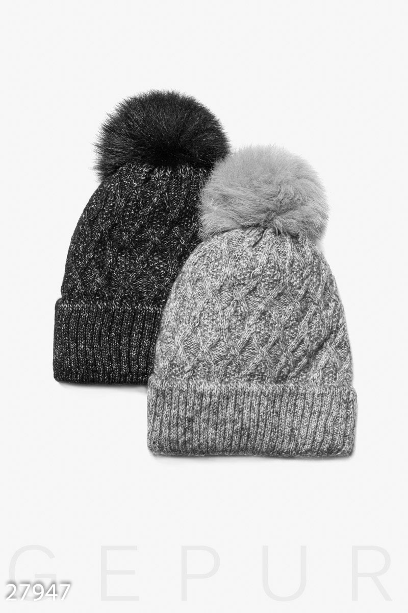 Утепленная зимняя шапка фотографія 1