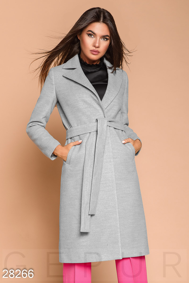 Кашемировое пальто-халат фотография 1