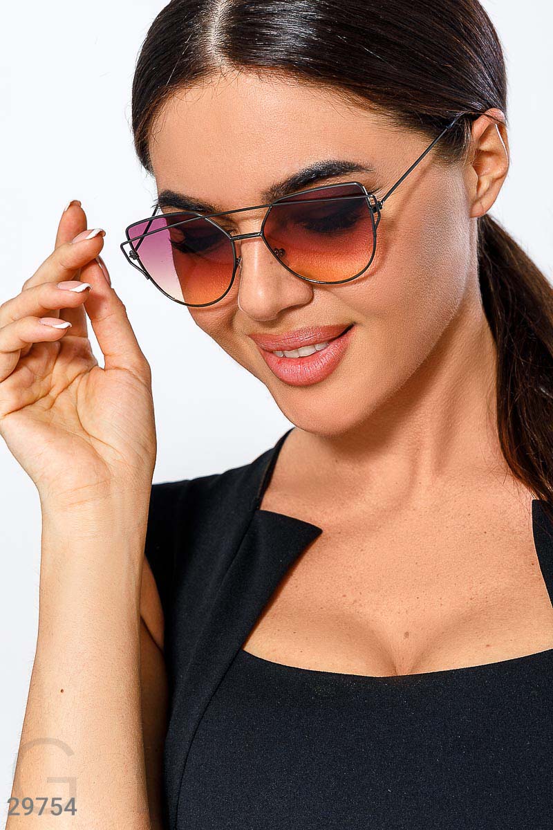 Металлические солнцезащитные очки photo 1