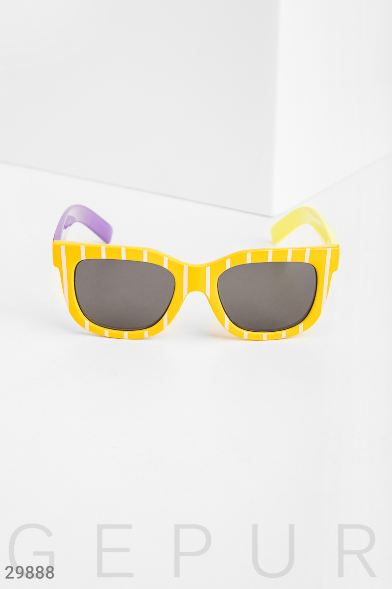 Sunglasses in bright-rimmed Yellow 29888