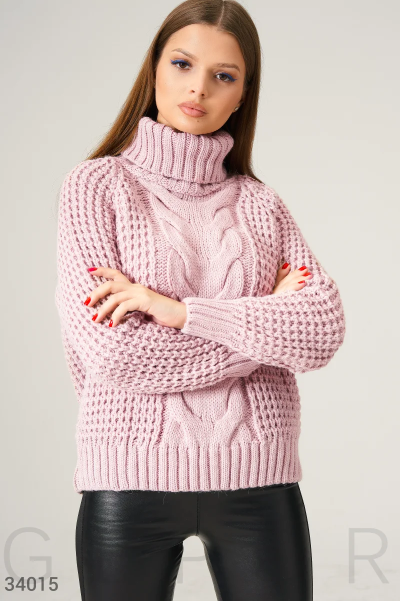 Стильный теплый свитер photo 1