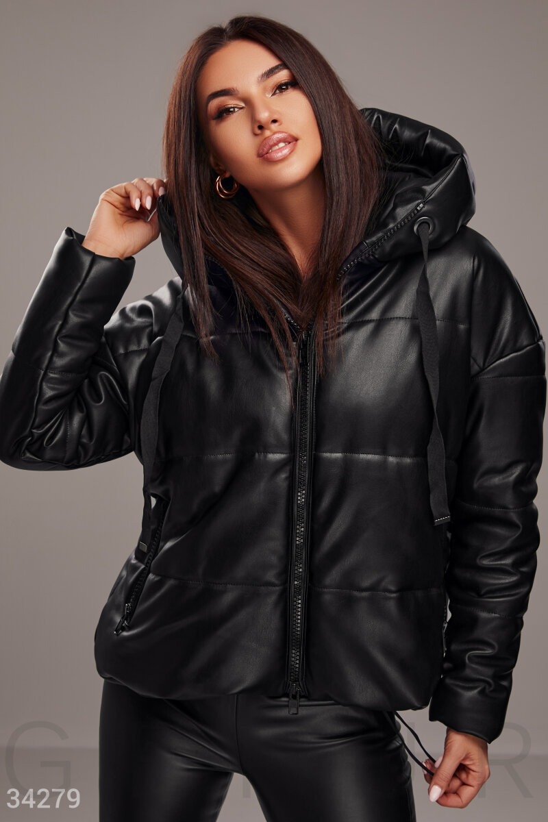 Stylish eco-leather jacket