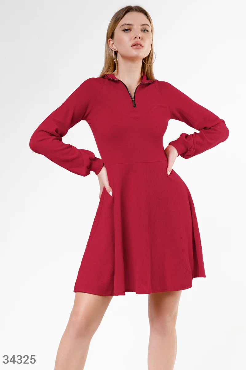 Comfortable knitted dress photo 1