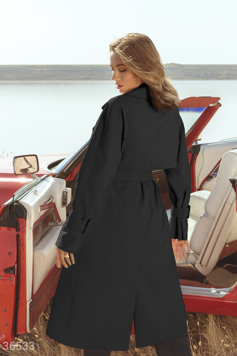 Future Present - YOKE | Nylon Covered Trench Coat
