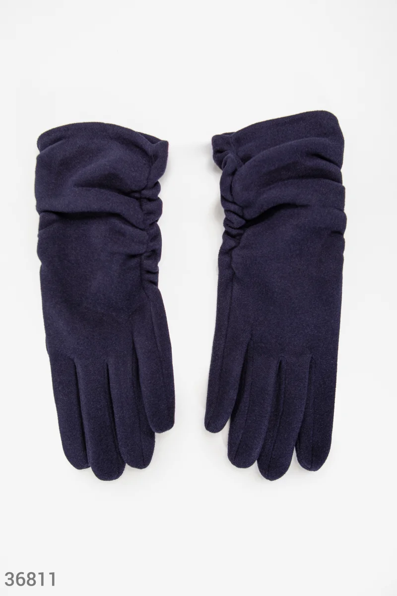 Soft demi-season gloves photo 1