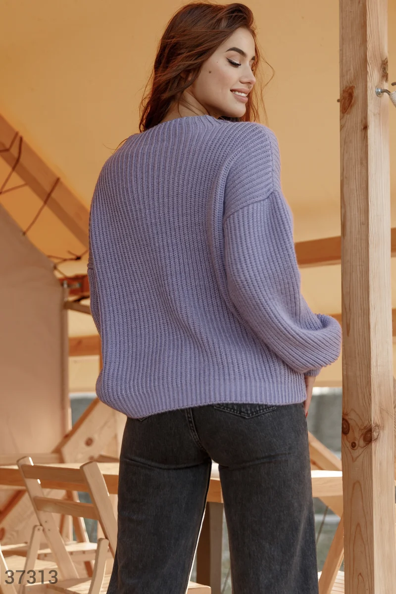 Loose Lavender Sweater photo 3