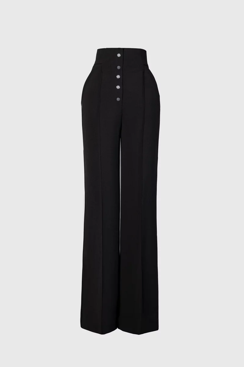 ぺこ♡さん専用】color palette trousers / black パンツ
