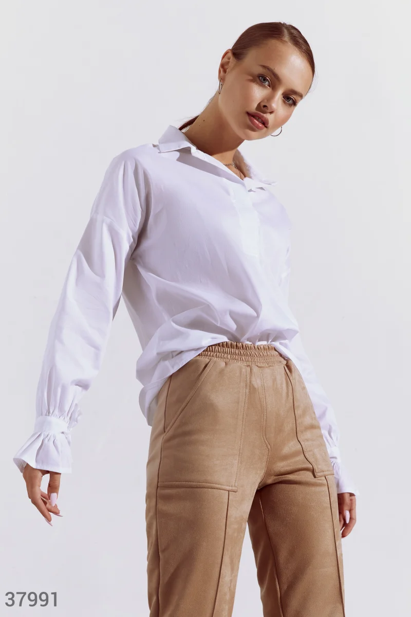 White shirt loose fit photo 1