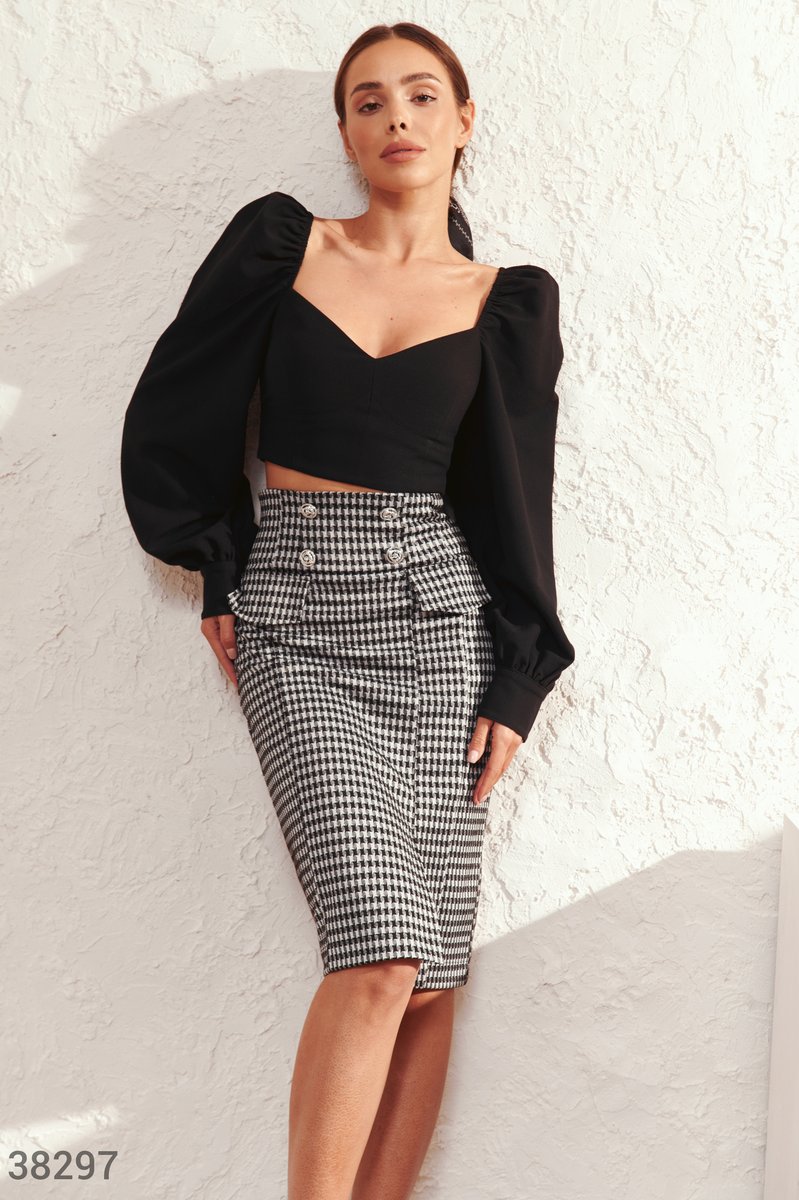 Stylish printed skirt