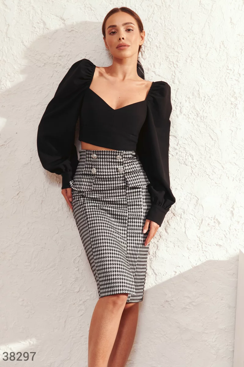 Stylish printed skirt photo 1