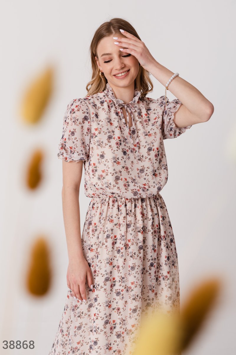 Airy floral dress