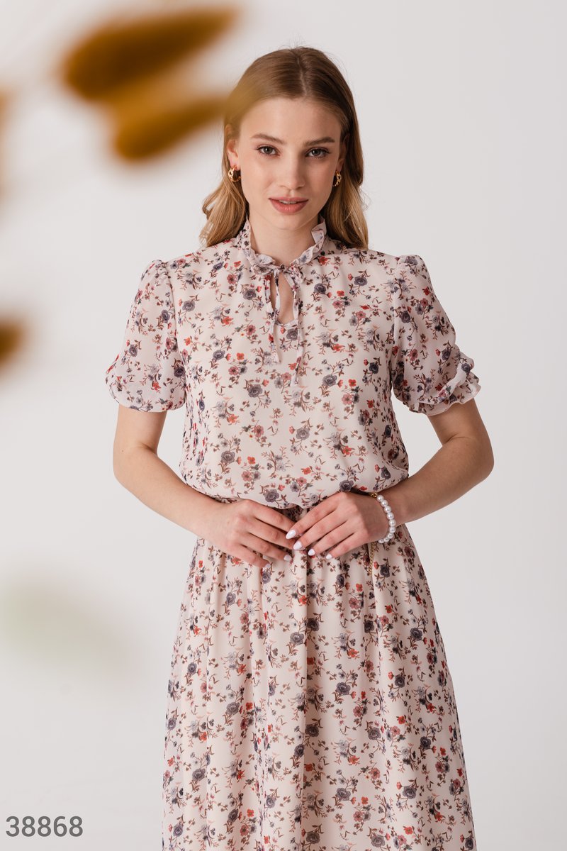 Airy floral dress