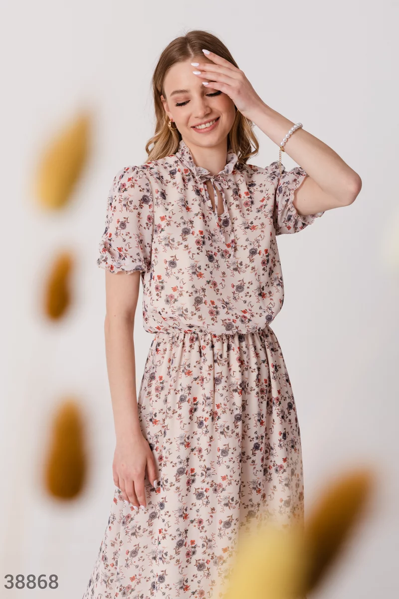 Airy floral dress photo 1