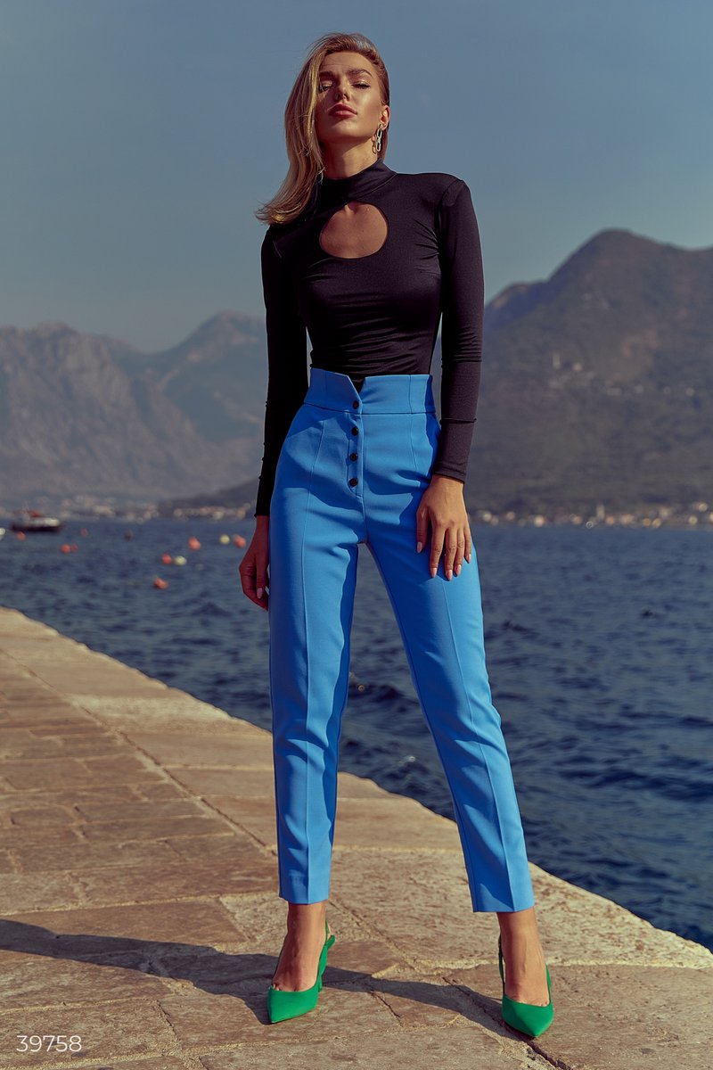 Spectacular Gepur blue trousers