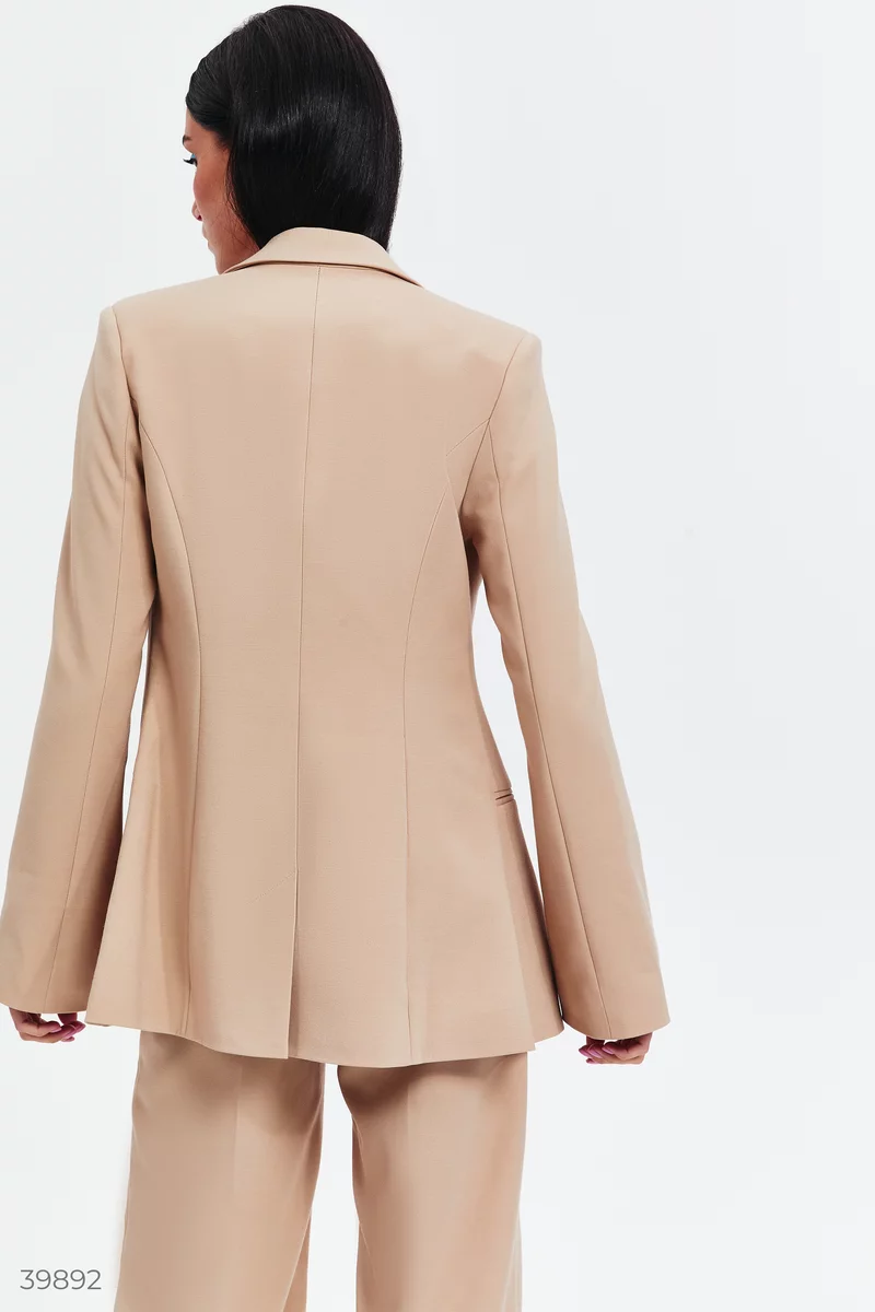 スーツ GENNY Women Suit Jackets 76AAQ511N0071743 Beige 51+g6pkiJjL._SY350_QL65_.jpg