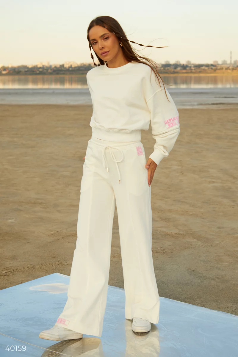 Milk wide trousers photo 1