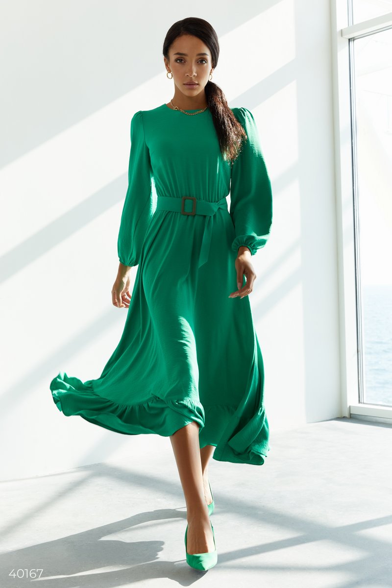 Легка сукня зеленого кольору