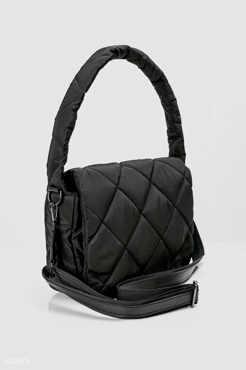 Black Quilted Bag photo 1
