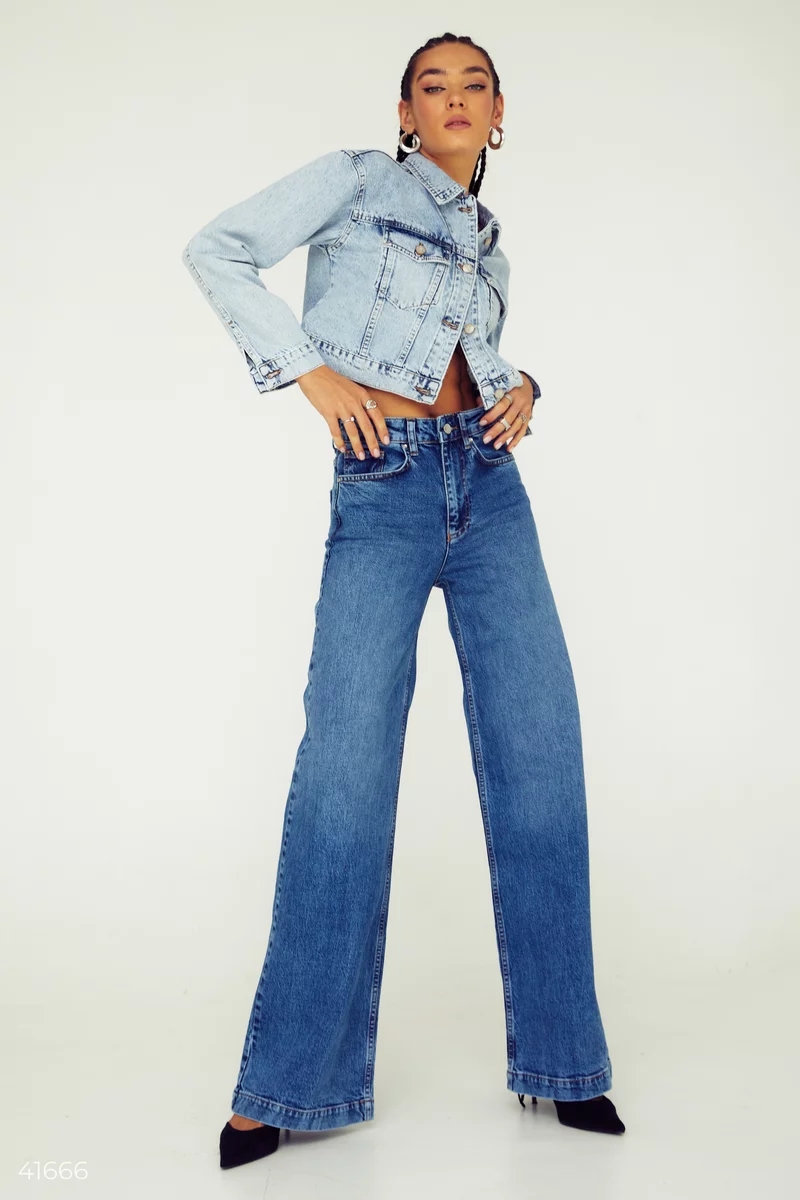 Широкие джинсы Gepur фотография 1