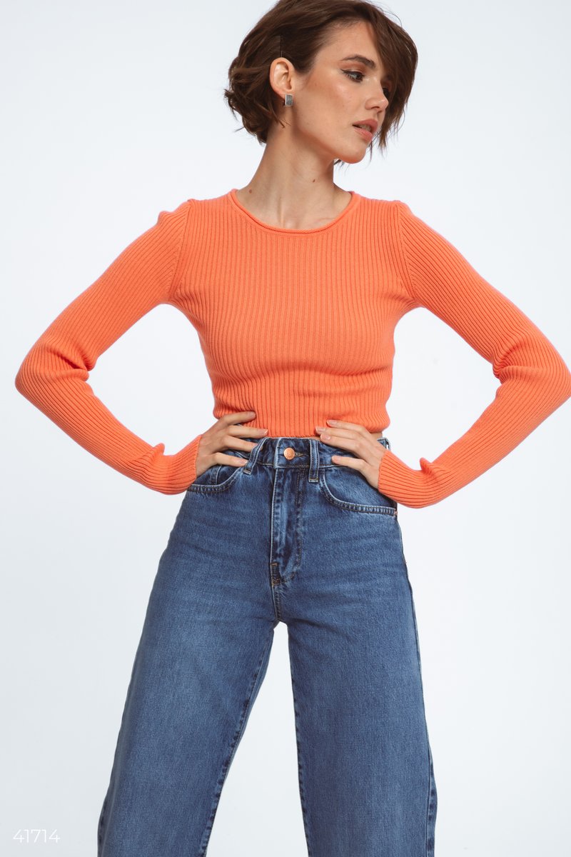 Bright knitted top
