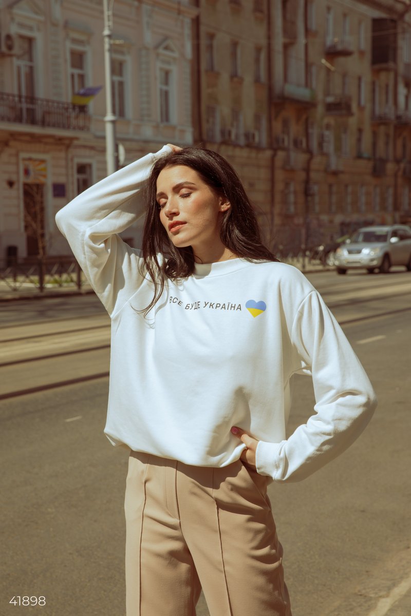 Sweatshirt "Everything will be Ukraine"  