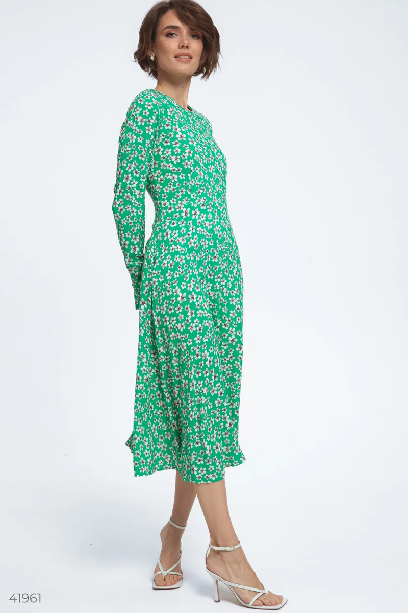 Floral cotton dress photo 5