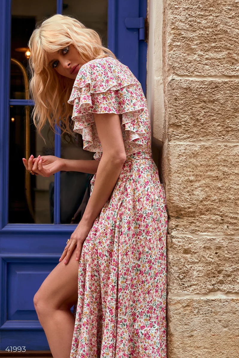 Floral airy maxi dress (№ 41993) ♡ Gepur - women clothes store