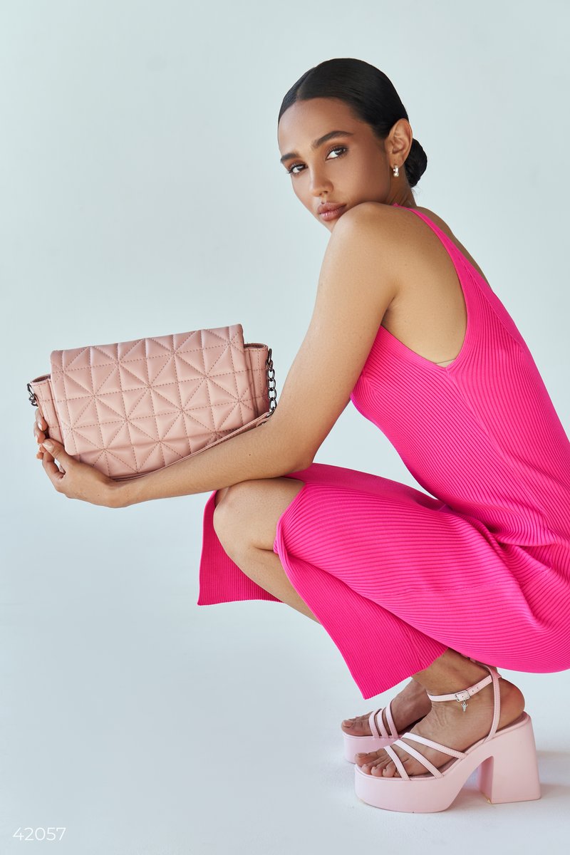 Оригинальная сумка розового цвета Розовый 42057