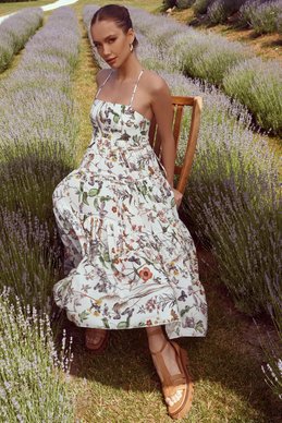 Сукня з натуральної бавовни з пишною спідницею фотографія 1
