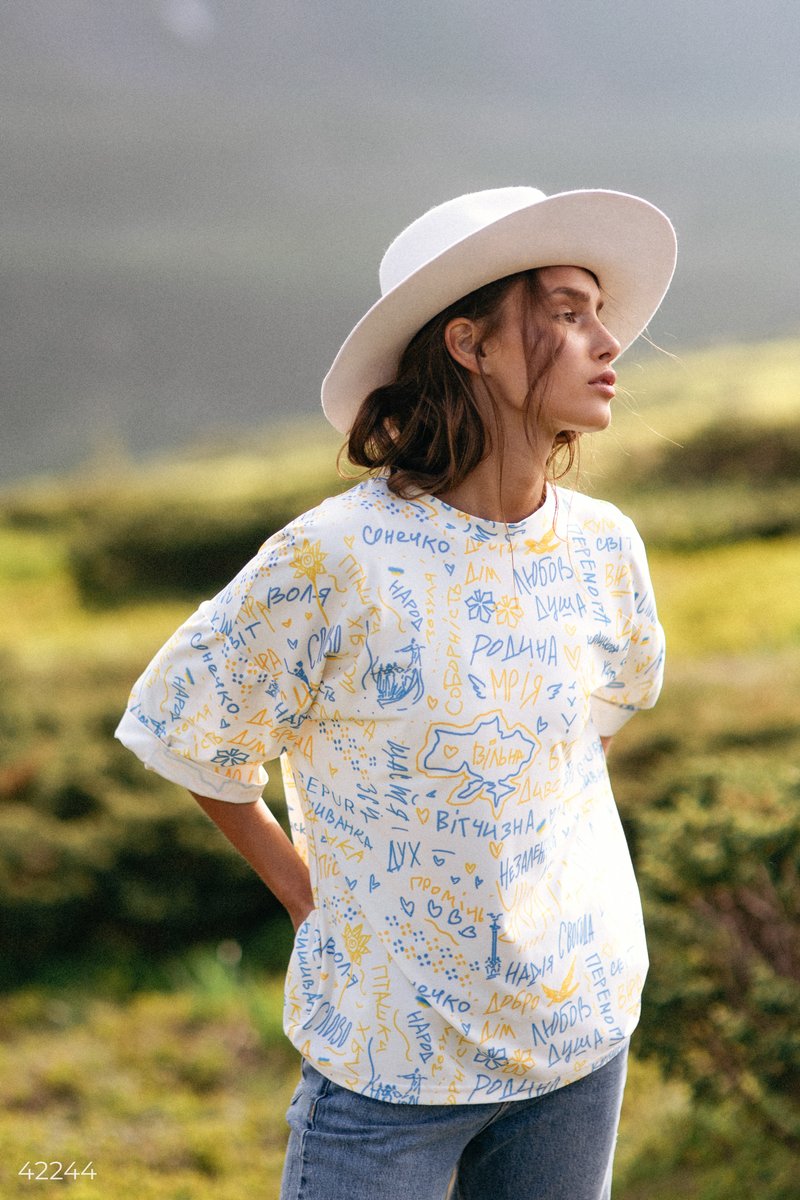 Loose T-shirt "Square"