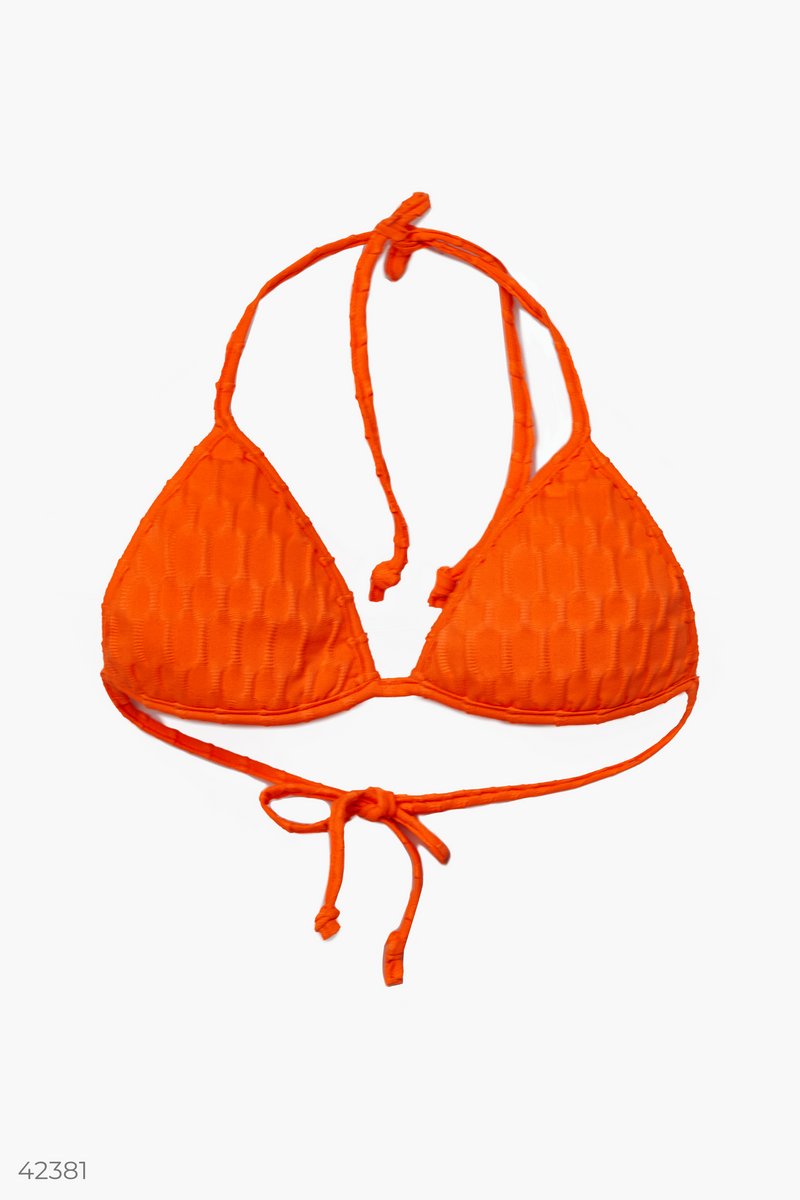 

Оранжевый купальный лиф