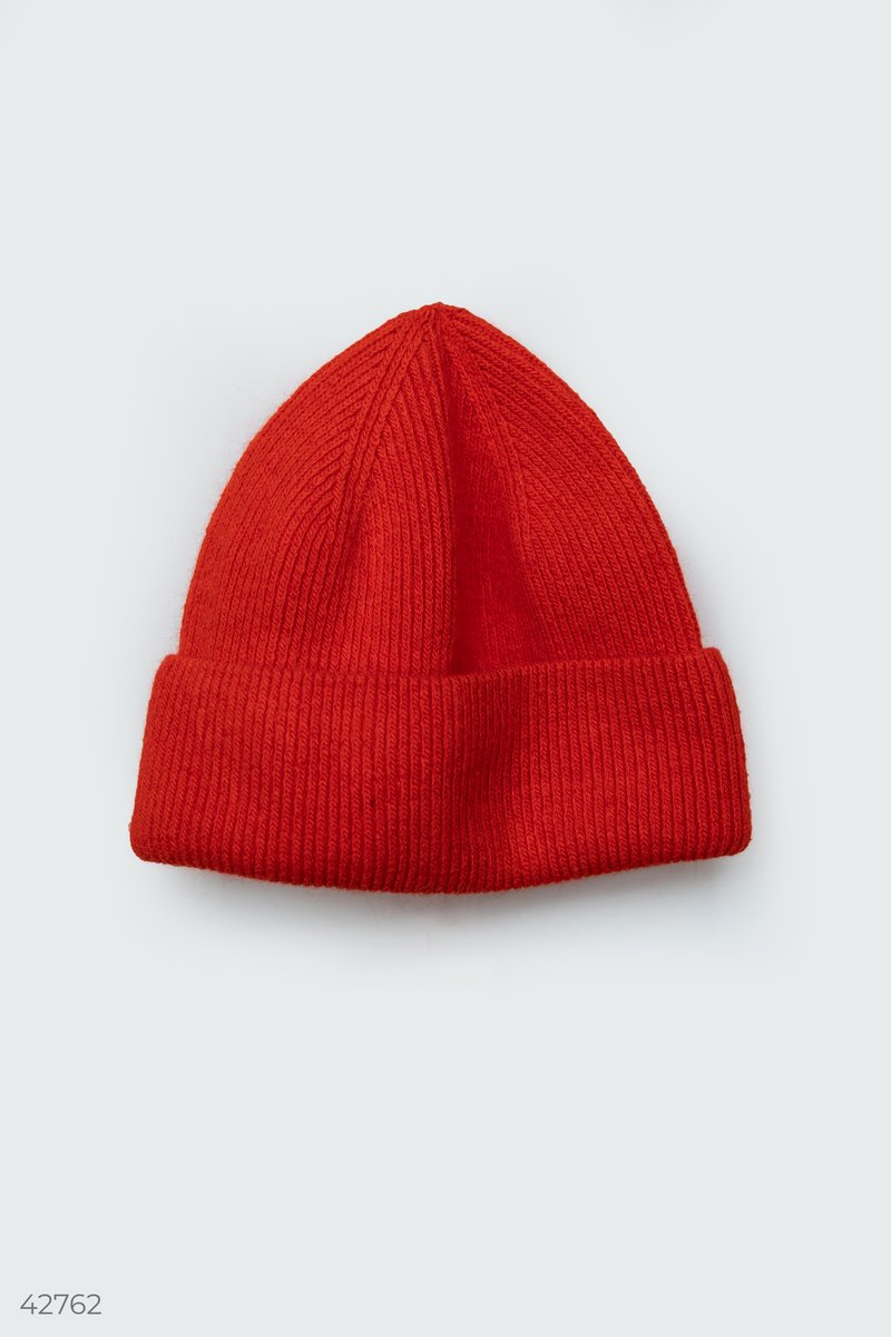 Bright angora-blend hat