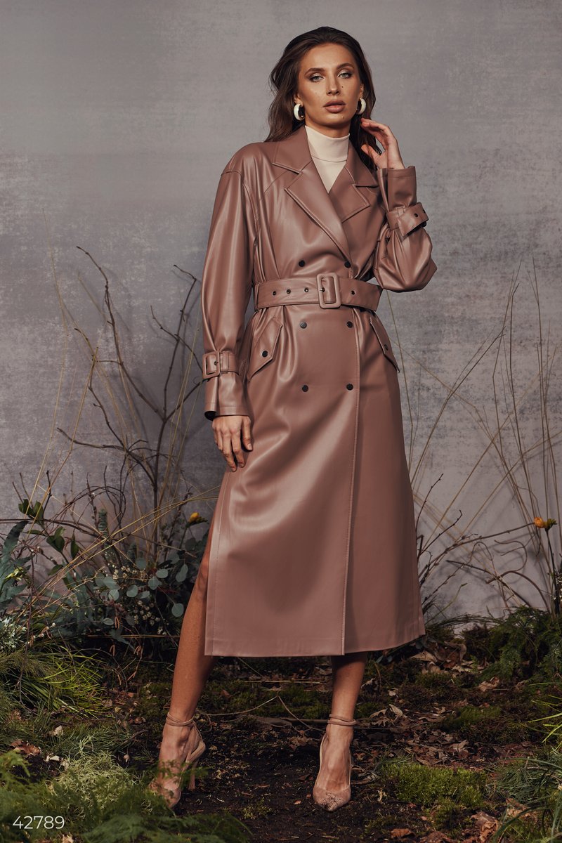 Leather Classic Trench